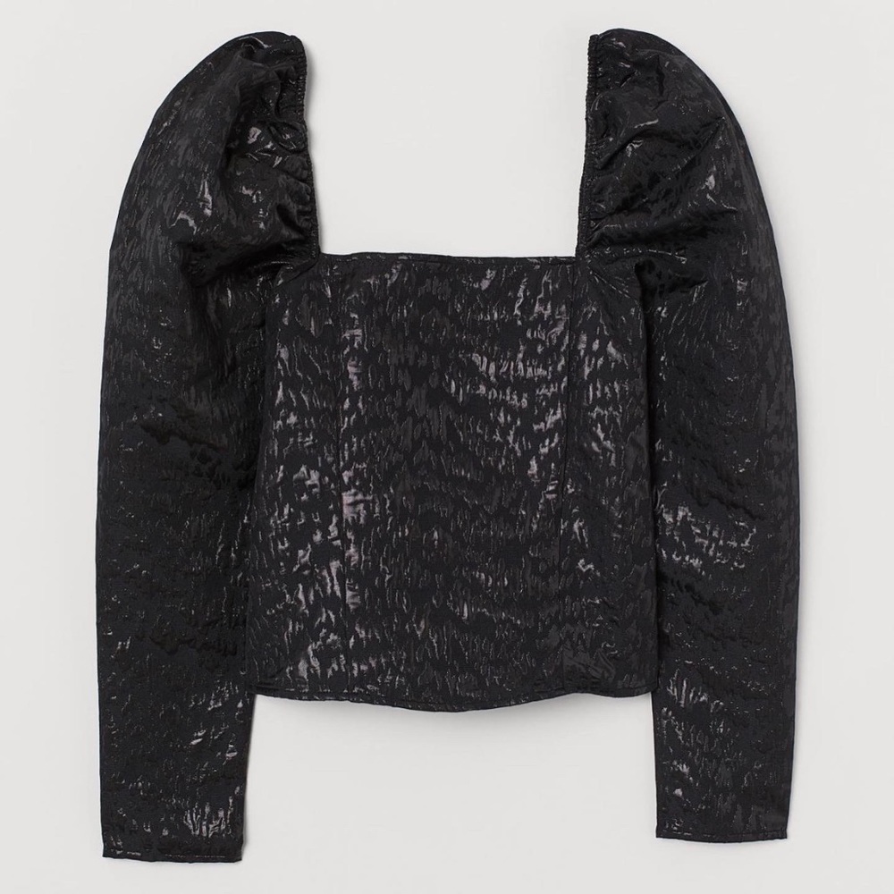H&M Jacquard Weave Top